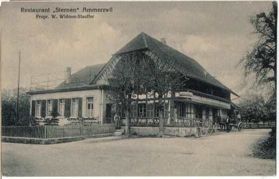<p>Restaurant Sternen Widmer W , Karte Top Zustand</p>